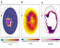 Antarctic last interglacial isotope peak in response to sea ice retreat, not ice-sheet collapse